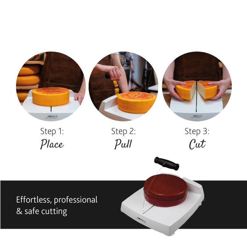 BOSKA Cheese Commander Pro+ - Wire slicer - Cheese Slicer - Professional cutter - Slicer For cheese like Cheddar and Gouda - For Block Heavy Duty Wires - NSF Certified - Image 3